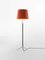 Pie De Salón G1 Floor Lamp in Terracotta and Chrome by Jaume Sans 2