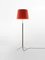 Lámpara de pie Pie de Salón G1 en rojo y cromo de Jaume Sans, Imagen 2
