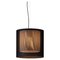 Black and White Moaré Ms Pendant Lamp by Antoni Arola 1