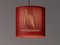 Lámpara colgante Moaré MS en rojo y gris de Antoni Arola, Imagen 3