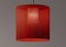 Lámpara colgante Moaré L en rojo de Antoni Arola, Imagen 3