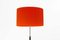 Red and Chrome Pie de Salón G2 Floor Lamp by Jaume Sans, Image 3