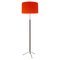 Lámpara de pie Pie de Salón G2 en rojo y cromo de Jaume Sans, Imagen 1