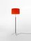 Lámpara de pie Pie de Salón G2 en rojo y cromo de Jaume Sans, Imagen 2
