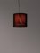 Black and Red Moaré Ms Pendant Lamp by Antoni Arola 2