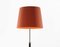 Terracotta and Chrome Pie De Salón G3 Floor Lamp by Jaume Sans 3