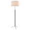 White and Chrome Pie De Salón G2 Floor Lamp by Jaume Sans 1