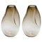 Supernova IV Silver Smoke L Vases by Eloa, Set of 2 1