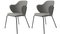 Grey Fiord Lassen Chairs by Lassen, Set of 2 2