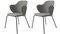 Grey Fiord Lassen Chairs by Lassen, Set of 2, Image 2