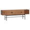 Walnut Array Low Sideboard 150 Leg Frame by Says Who, Image 1