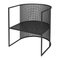 Black Steel Bahaus Lounge Chair by Kristina Dam Studio 2