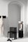 Bahaus Esszimmerstuhl aus schwarzem Stahl von Kristina Dam Studio 5