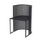 Bahaus Dining Chair in Black Steel by Kristina Dam Studio, Image 2