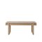 Beige Minimal Bench by Kristina Dam Studio 2