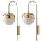 Brass Wall Lamp 01 by Magic Circus Editions, Set of 2 1