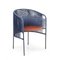 Set of Blue Caribe Chic Dining Chairs by Sebastian Herkner, Image 2