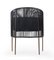Black Caribe Dining Chair by Sebastian Herkner, Set of 2 5