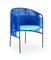 Blue Caribe Dining Chairs by Sebastian Herkner, Set of 2 2