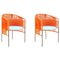 Chaise de Salle à Manger Caribe Orange Mint par Sebastian Herkner, Set de 2 1