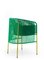 Green Caribe Dining Chairs by Sebastian Herkner, Set of 2, Image 5