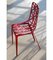 Chaises New Eiffel Tower Rouges par Alain Moatti, Set de 2 3