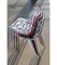 Chaises New Eiffel Tower Rouges par Alain Moatti, Set de 2 5