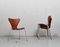 Sedie 3107 in teak di Arne Jacobsen per Fritz Hansen, set di 4, Immagine 1