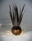 Stehlampe aus Agave aus Blech, 1970er 4