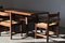 Dining Table, Chairs and Bench by Giovanni Michelucci for Poltronova, Set of 6 4