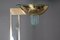 Golden Floor Lamp Gold Plated, Italy, 1980s 2