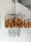 Lámparas de araña de cristal de Murano de Mazzega, años 70. Juego de 2, Imagen 11