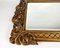 Specchio da parete vintage con cornice intagliata in legno, inizio XX secolo, Immagine 4