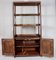 Hand Carved Oriental Wooden Cabinet Bookshelf Shelf, Nuristan, Afghanistan, 1980s 5