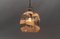 Lámpara colgante Mid-Century moderna de cromo y cristal de Murano de Doria, años 60, Imagen 7