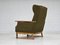 Poltrona Wingback, Danimarca, anni '70, Immagine 4