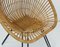 Mid-Century Armchair in Bamboo Wicker with Hairpin Legs, 1960s, Image 8