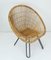 Mid-Century Armchair in Bamboo Wicker with Hairpin Legs, 1960s 6