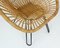 Mid-Century Armchair in Bamboo Wicker with Hairpin Legs, 1960s, Image 5
