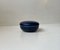 Blaues Keramik Schmuckglas von Nils Thorsson für Aluminia, 1950er 2