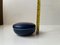 Blue Ceramic Trinket Jar by Nils Thorsson for Aluminia, 1950s 7