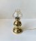 Vintage Maritime Table Lamp in Brass and Smoke Glass from Abo Randers, 1970s, Image 4