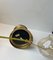 Vintage Maritime Tischlampe aus Messing & Rauchglas von Abo Randers, 1970er 7