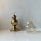 Vintage Maritime Tischlampe aus Messing & Rauchglas von Abo Randers, 1970er 5