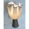 Milchig-beige Tischlampe aus Muranoglas von Simong 3