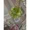 Espejo de tallado a mano Floreal veneciano ovalado en verde y rosa 2000 de Simong, Imagen 10