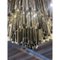 Transparent and Black Triedro Murano Glass Chandelier by Simong, Image 3