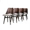 Dining Chairs Model 514 in Boucle by Radomir Hofman for Ton, 1960s, Set of 4, Image 1