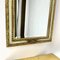 Vintage Gold Plated Wooden Mirror with Wall Console Belgium, 1960s, Set of 2 7