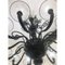 Black Curls Murano Glass Chandelier by Simong 4